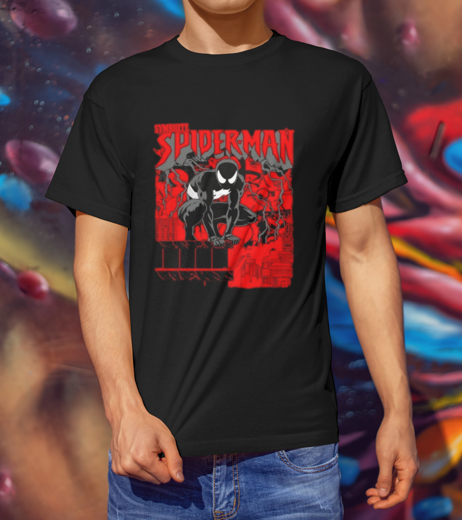 Symbiote Spider Man Marvel Venom Black Suit Comic T-Shirt