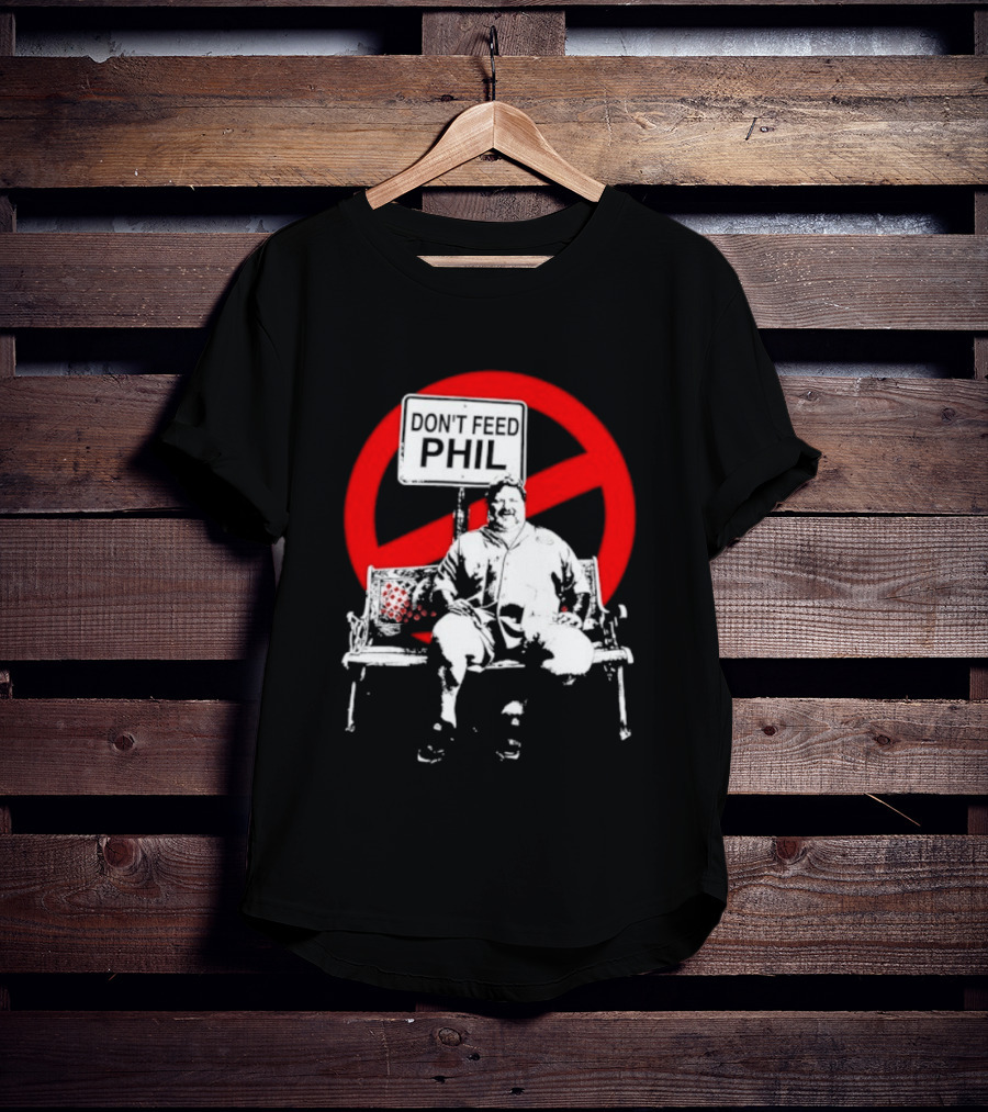 Viva La Bam MTV Reality TV Don't Feed Phil Bench Red Circle T-Shirt