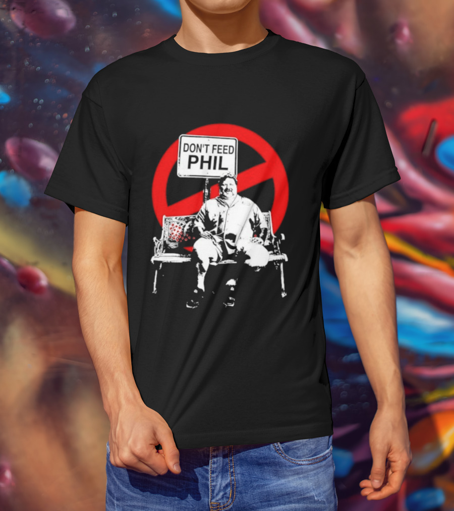 Viva La Bam MTV Reality TV Don't Feed Phil Bench Red Circle T-Shirt