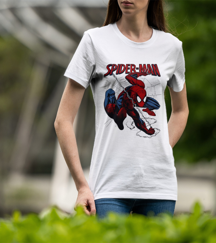 SPIDER MAN Marvel Superhero Man Spider Peter Parker Web Slinger T-Shirt