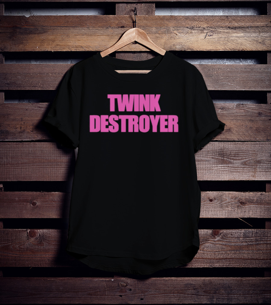 Twink Destroyer Bold Pink T-Shirt
