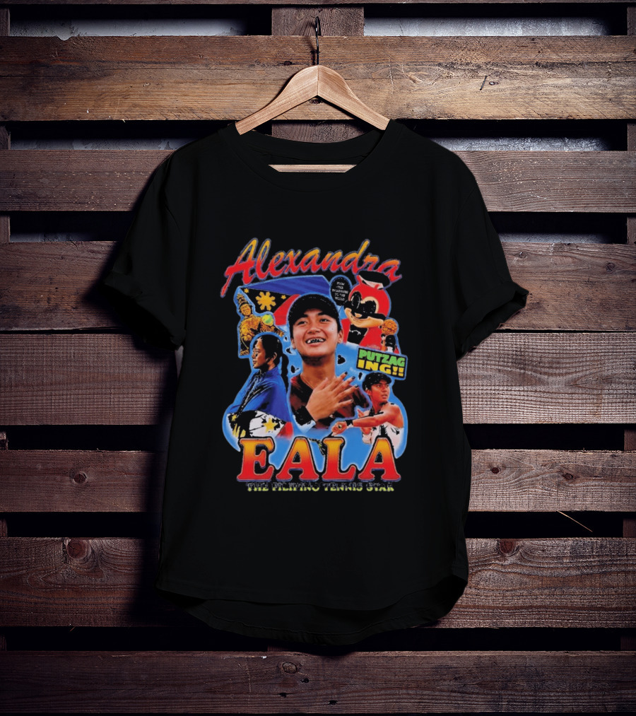 Alexandra Eala Filipino Tennis Star Putzag Ing! T-Shirt