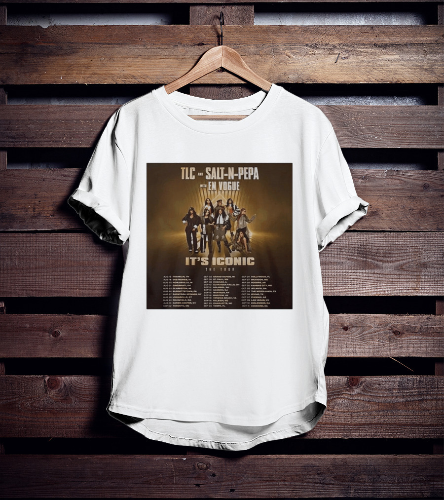 TLC Salt N Pepa En Vogue It's Iconic Tour Dates 2023 T-Shirt