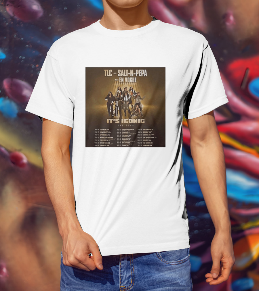 TLC Salt N Pepa En Vogue It's Iconic Tour Dates 2023 T-Shirt