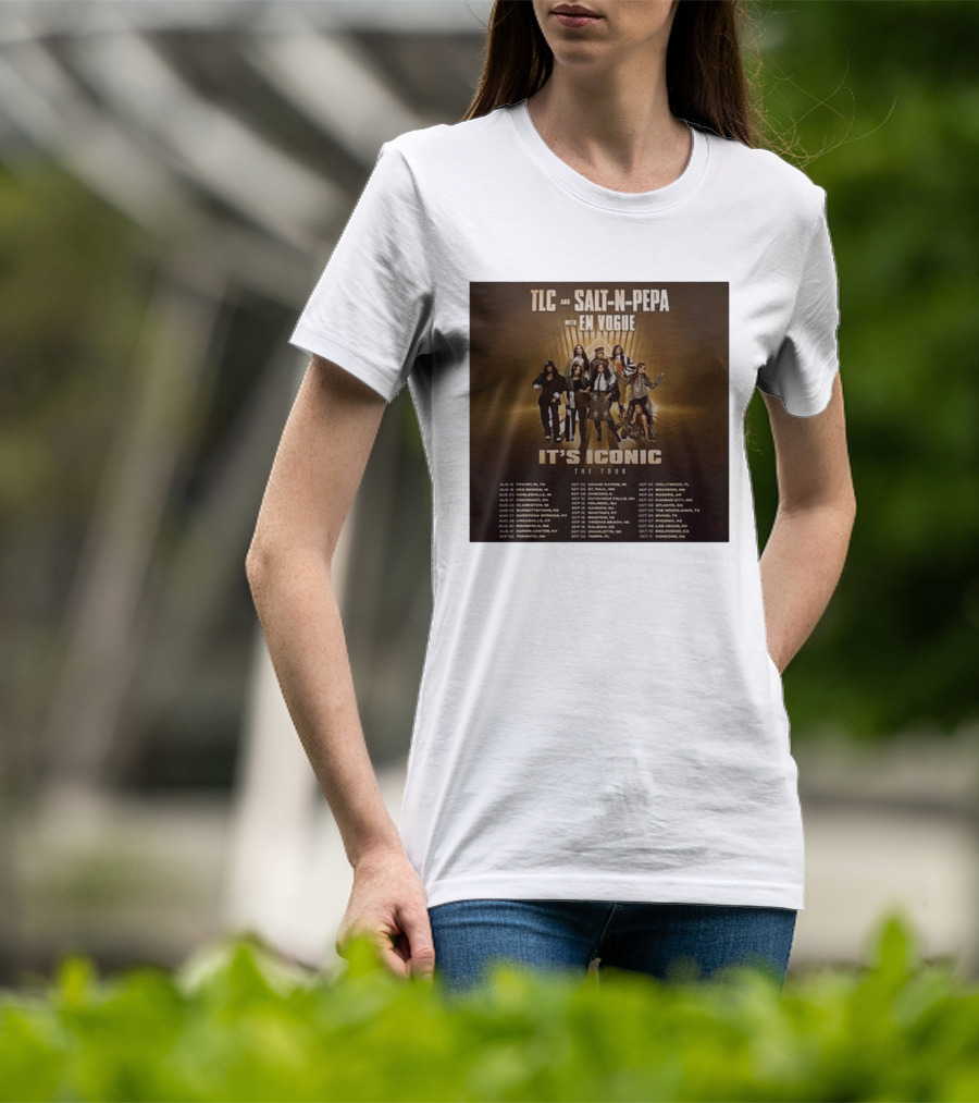 TLC Salt N Pepa En Vogue It's Iconic Tour Dates 2023 T-Shirt