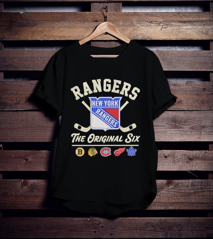 New York Rangers The Original Six NHL Hockey Iconic Teams T-Shirt