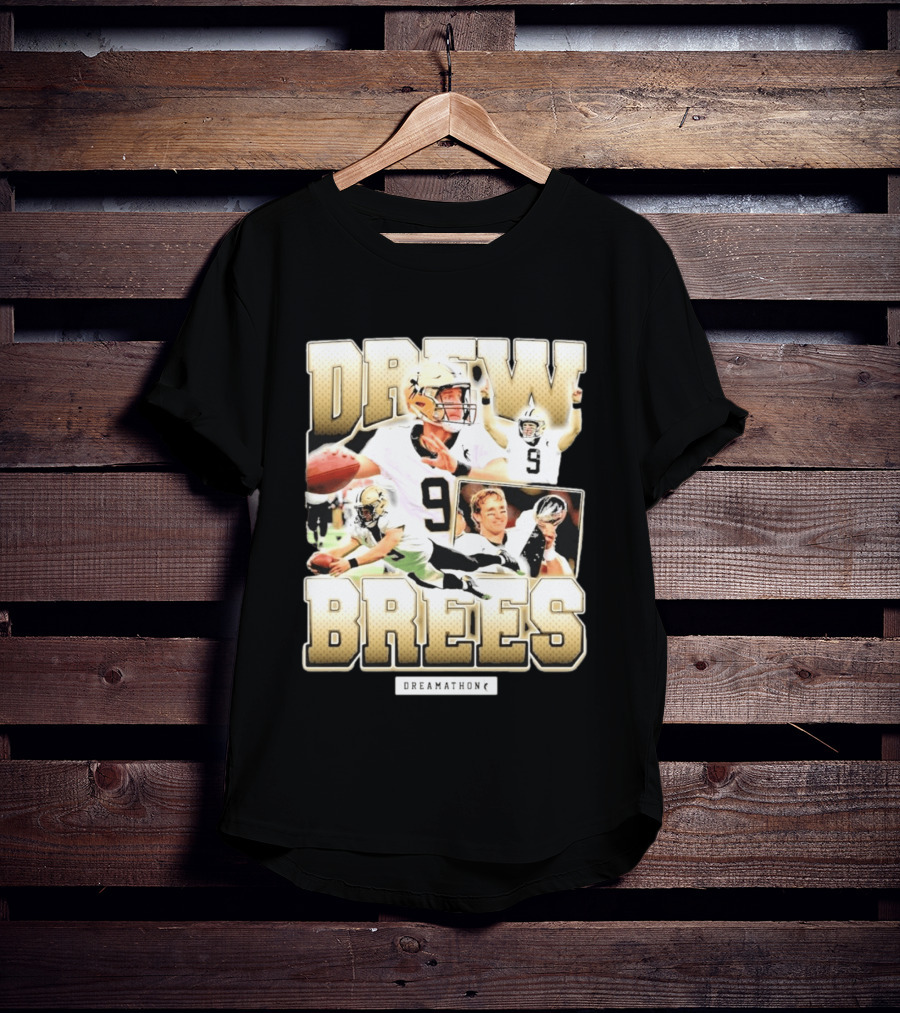 Drew Brees New Orleans 9 Dreamathon T-Shirt