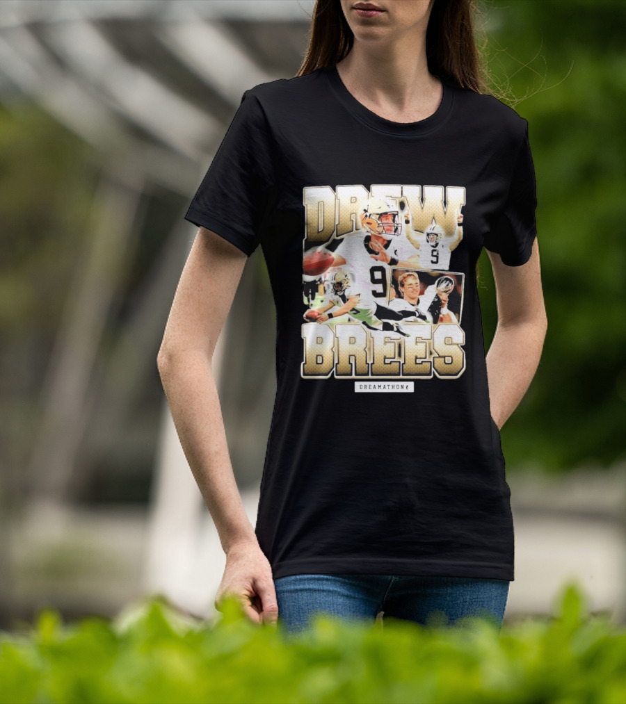 Drew Brees New Orleans 9 Dreamathon T-Shirt