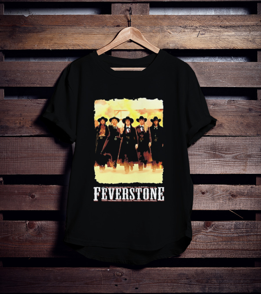 Indiana Fever Feverstone Meme Team Members In Old West T-Shirt