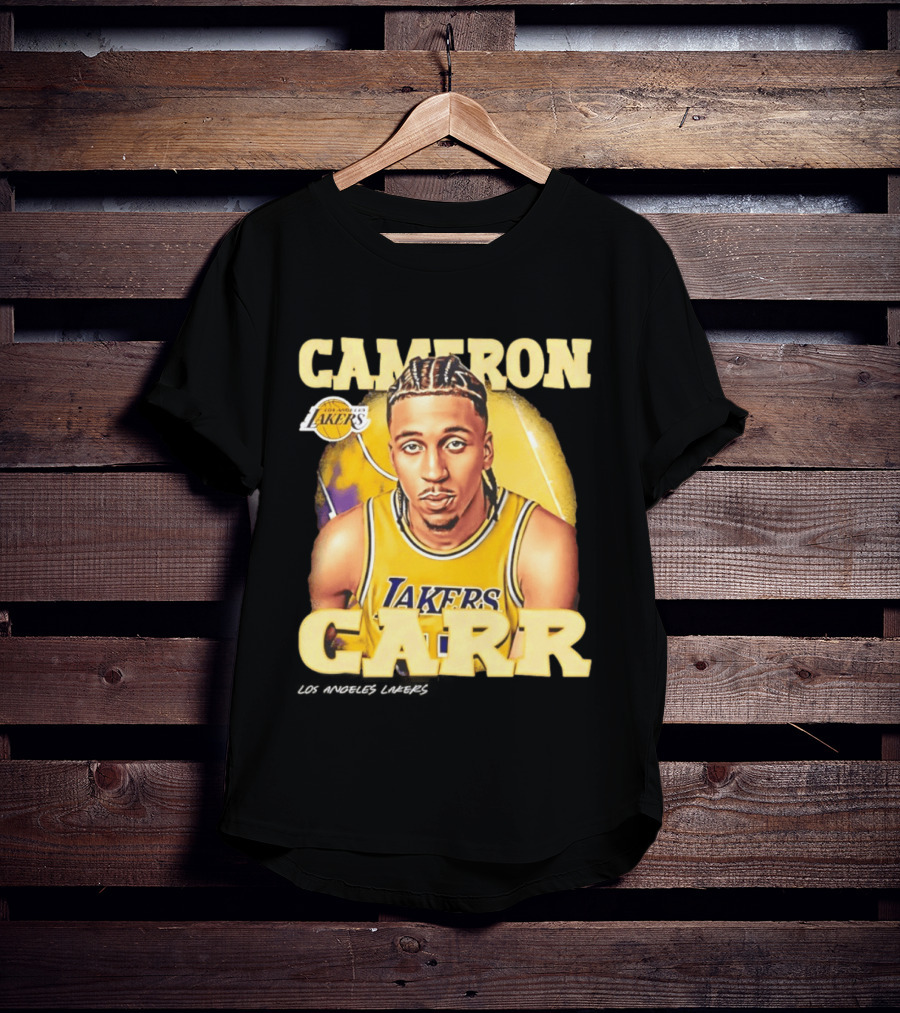 Cameron Carr Los Angeles Lakers NBA 2026 Airbrush T-Shirt