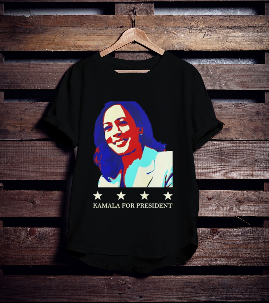 Kamala Harris Kamala For President Presidential Campaign Stars T-Shirt