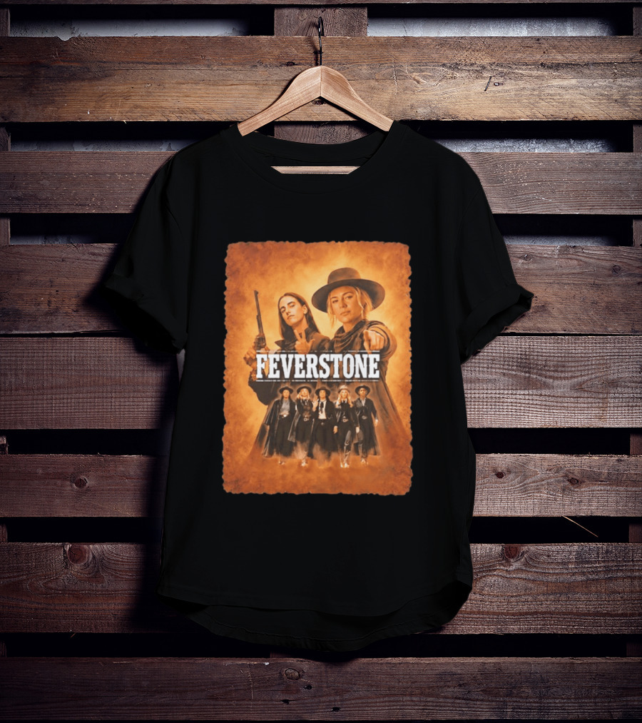 Feverstone Women In Western Style Indiana Fever Basketball T-Shirt