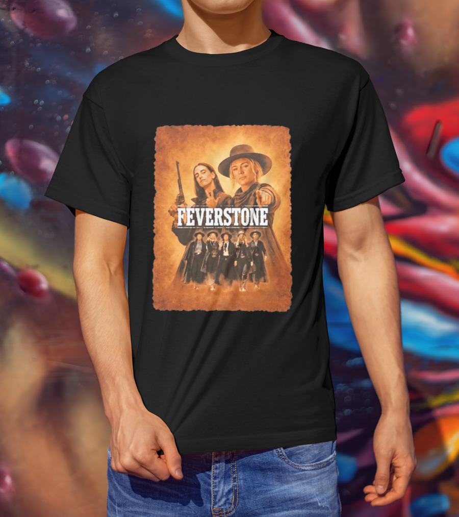 Feverstone Women In Western Style Indiana Fever Basketball T-Shirt