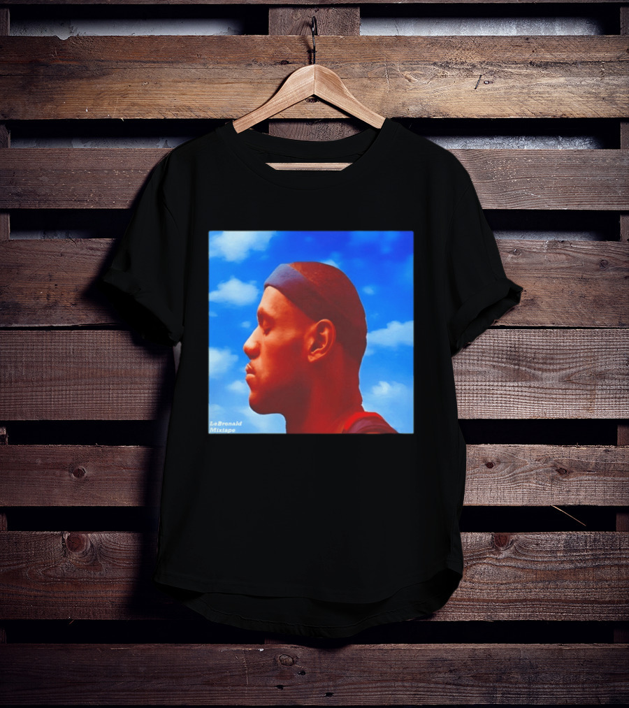 LeBron James LeBronald Mixtape Nothing Was LeSame Los Angeles Lakers Sky T-Shirt