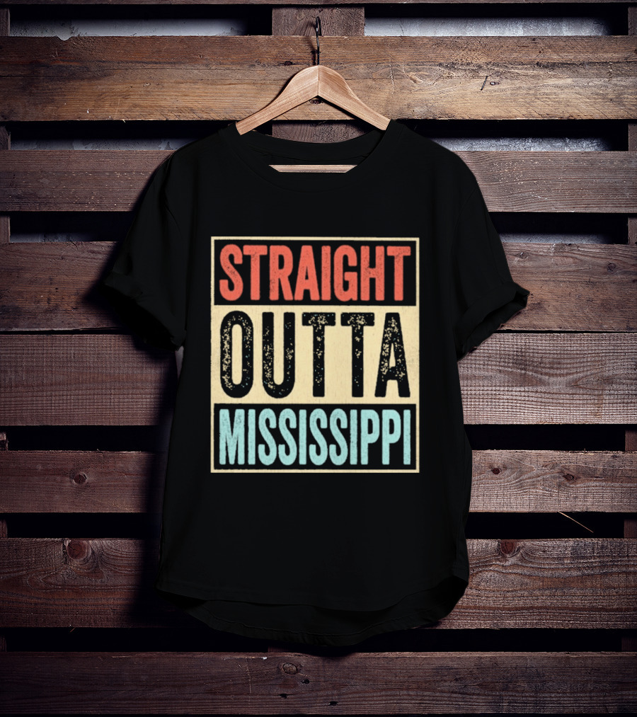 Straight Outta Mississippi Souvenir Performance T-Shirt