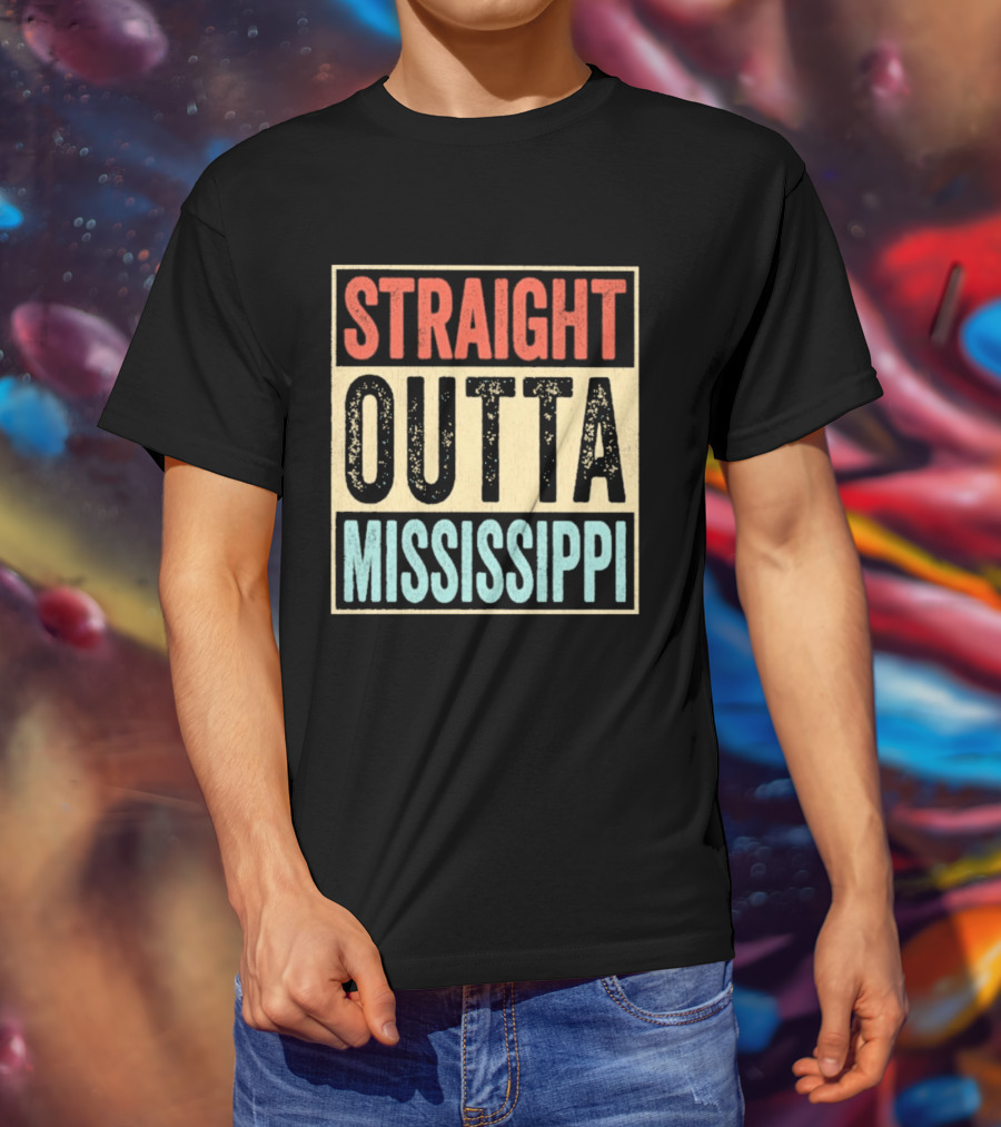 Straight Outta Mississippi Souvenir Performance T-Shirt