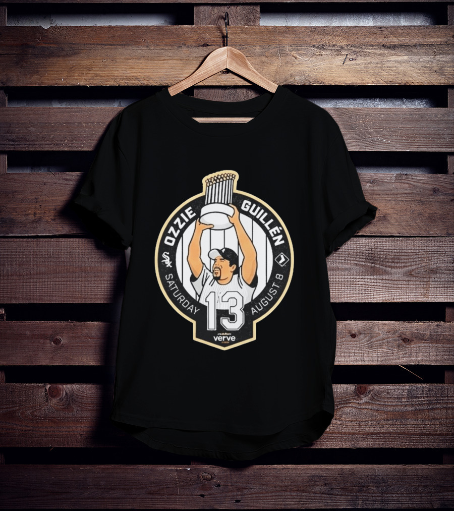 Ozzie Guillen White Sox Verve August 8 Celebration 13 T-Shirt