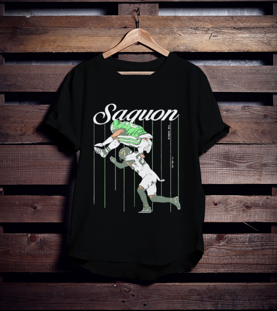 Saquon Barkley Backwards Hurdle Against Philadelphia Eagles T-Shirt