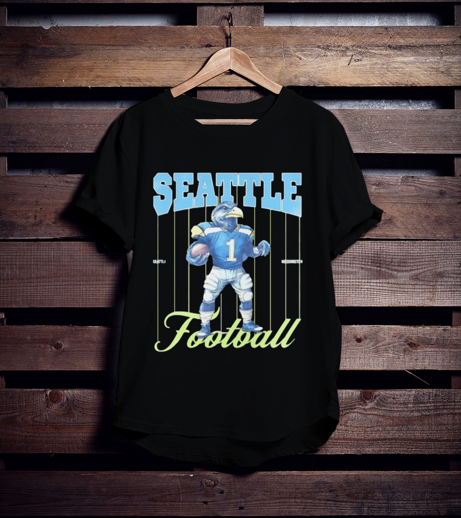 Seattle Seahawks 1 Seattle Washington Football Bird T-Shirt