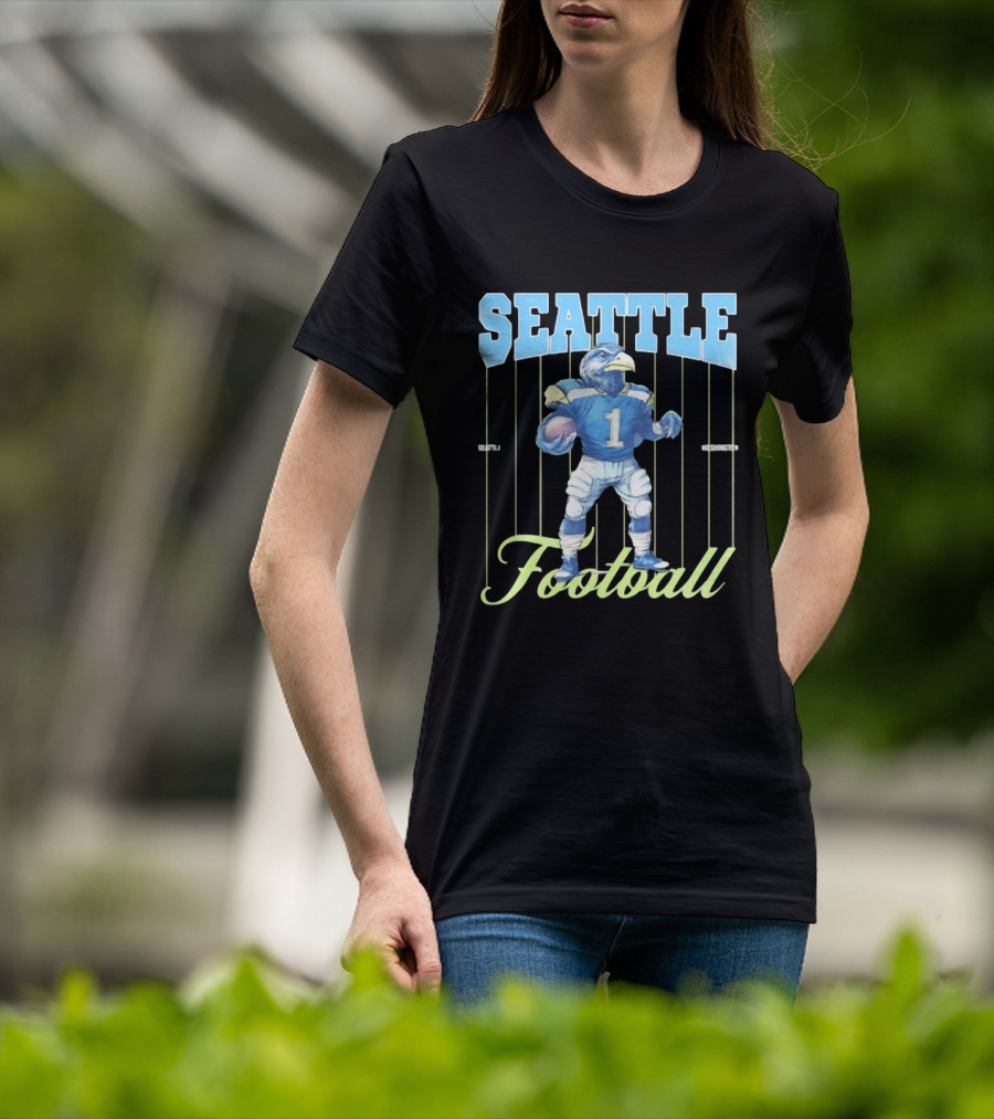 Seattle Seahawks 1 Seattle Washington Football Bird T-Shirt
