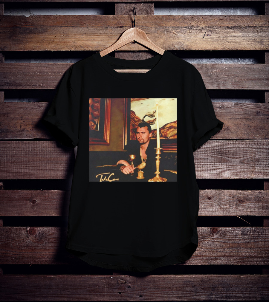 Take Care Charlie Kirk Drake Album Parody Candlelit T-Shirt