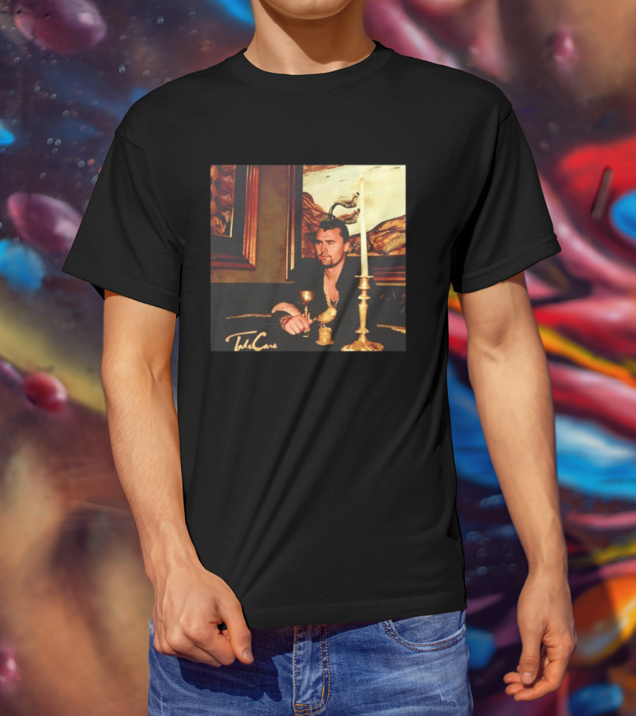 Take Care Charlie Kirk Drake Album Parody Candlelit T-Shirt