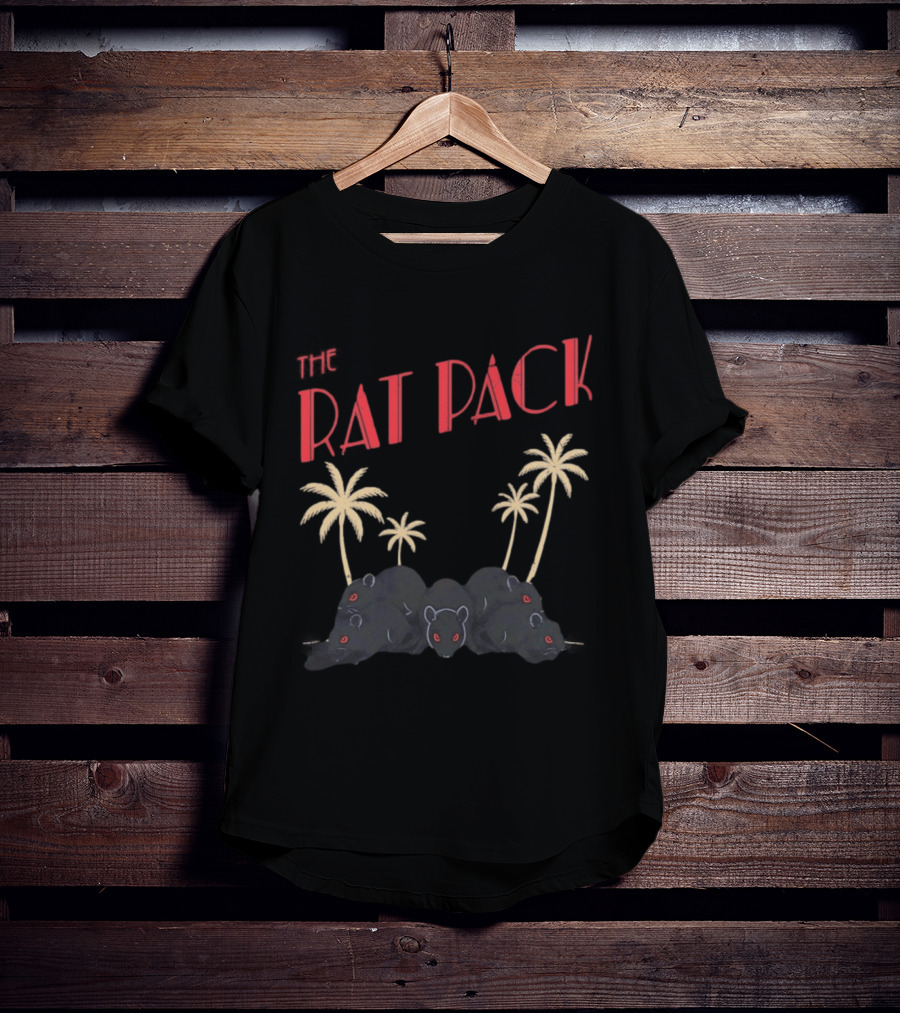 The Rat Pack Florida Panthers Hockey Team Vintage Rats And Palms T-Shirt