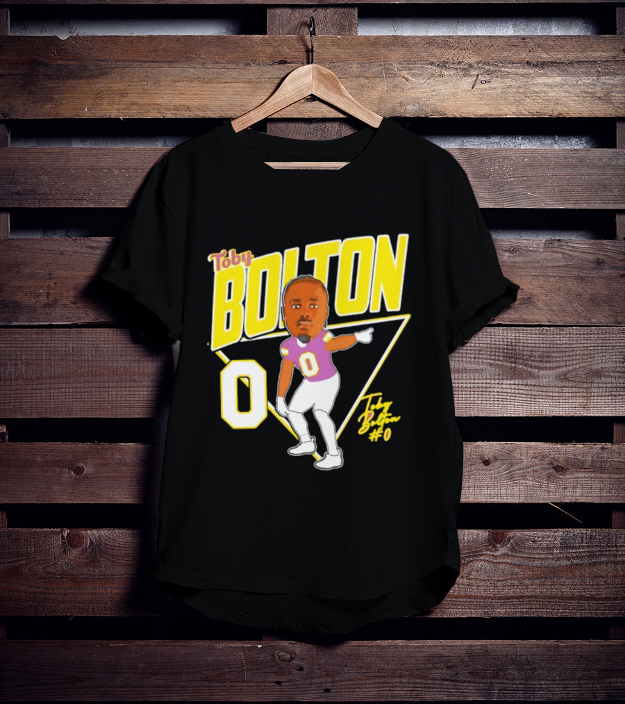 Toby Bolton 0 Caricature Tennessee Tech Football T-Shirt