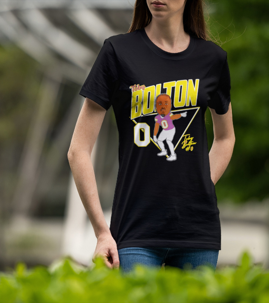 Toby Bolton 0 Caricature Tennessee Tech Football T-Shirt