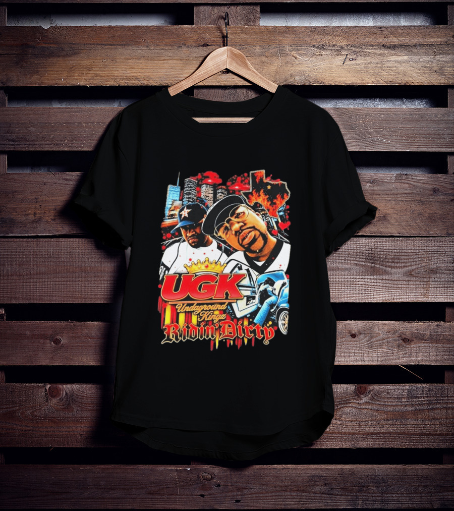 UGK Underground Kingz Ridin' Dirty Texas Rap Legends T-Shirt