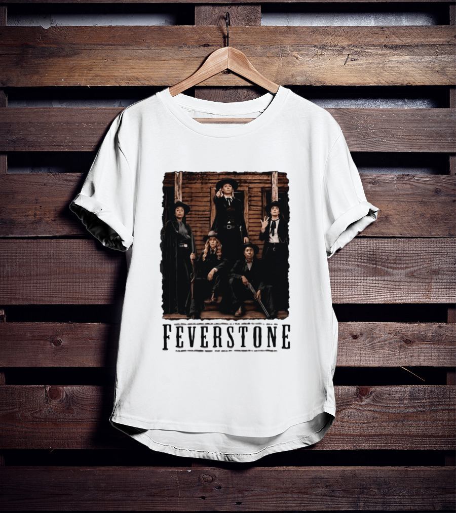 Feverstone Indiana Fever WNBA Basketball Team Western T-Shirt