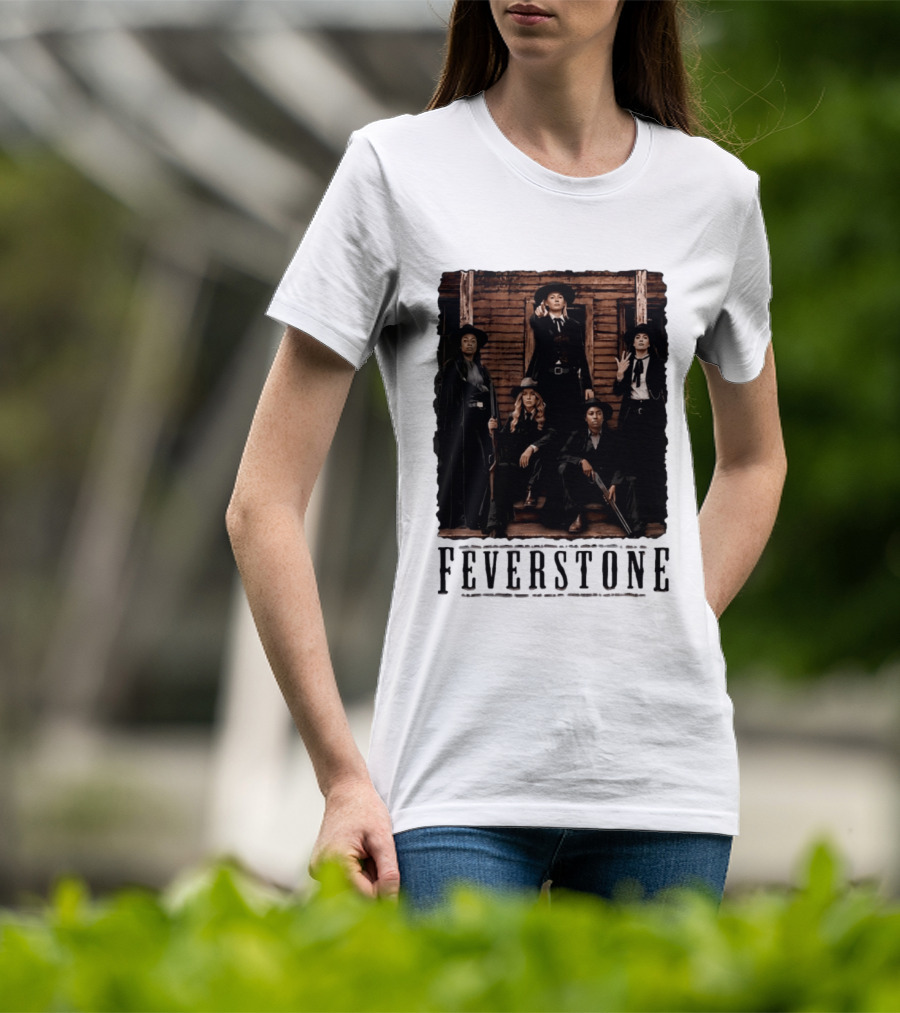 Feverstone Indiana Fever WNBA Basketball Team Western T-Shirt