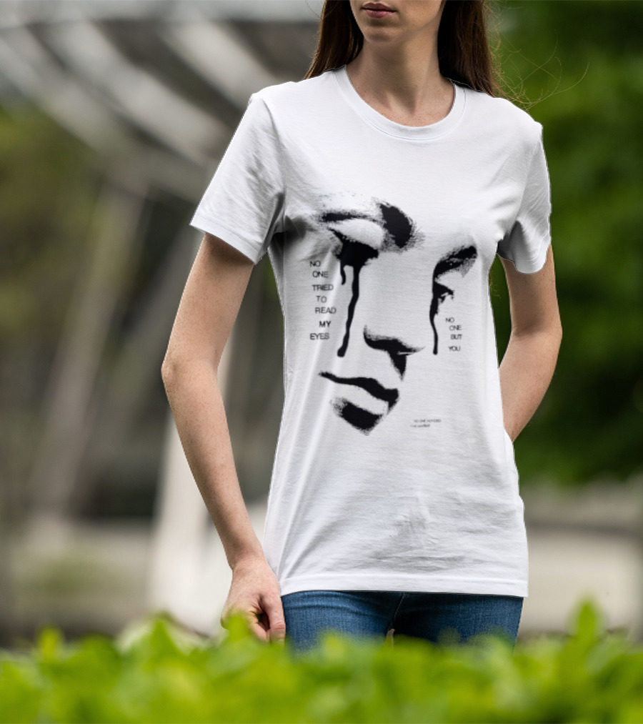 No One Tried To Read My Eyes The Marias Stylized Face T-Shirt