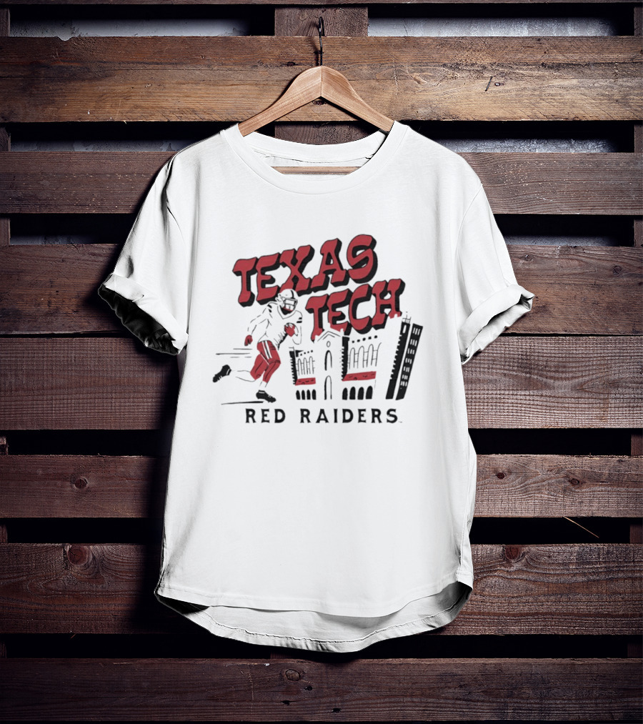 Texas Tech Red Raiders 2026 NCAA Football Player Running T-Shirt