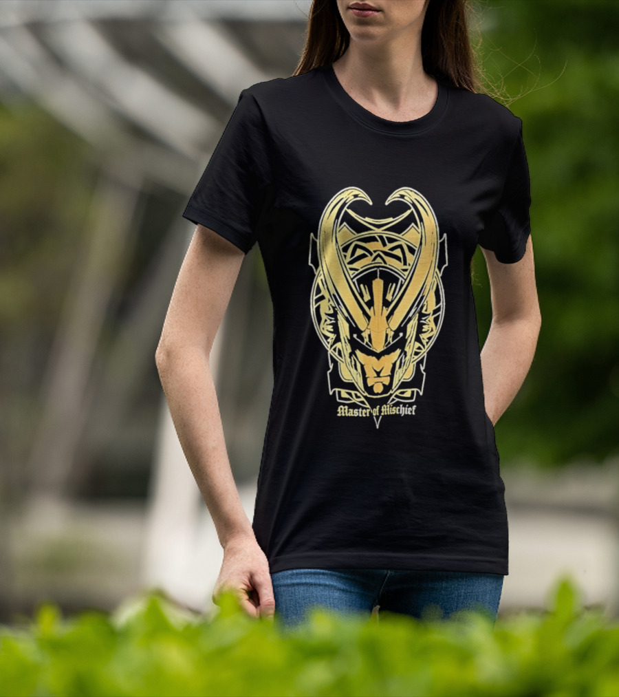 Loki Marvel Master Of Mischief Helmet T-Shirt