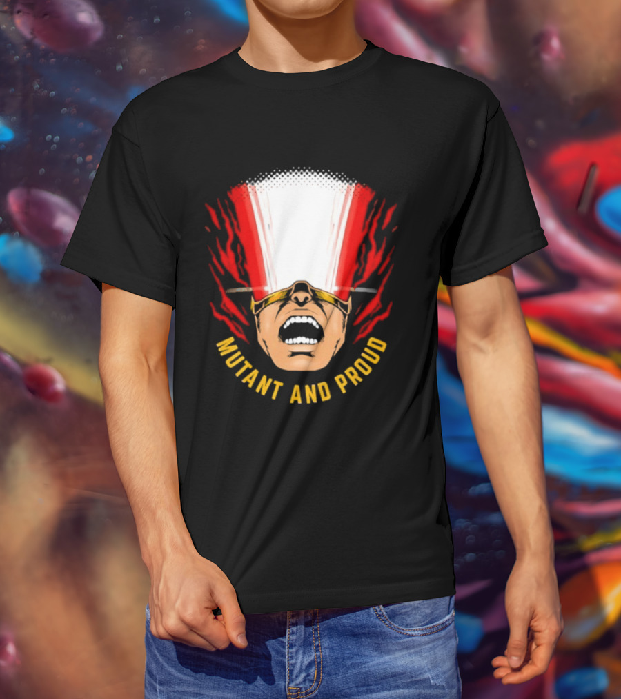 Cyclops Mutant And Proud X Men Marvel Eyebeams T-Shirt