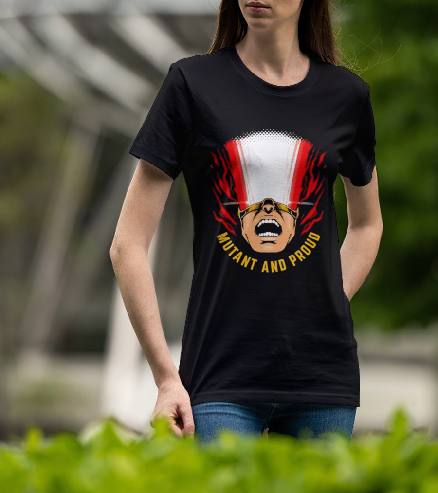 Cyclops Mutant And Proud X Men Marvel Eyebeams T-Shirt