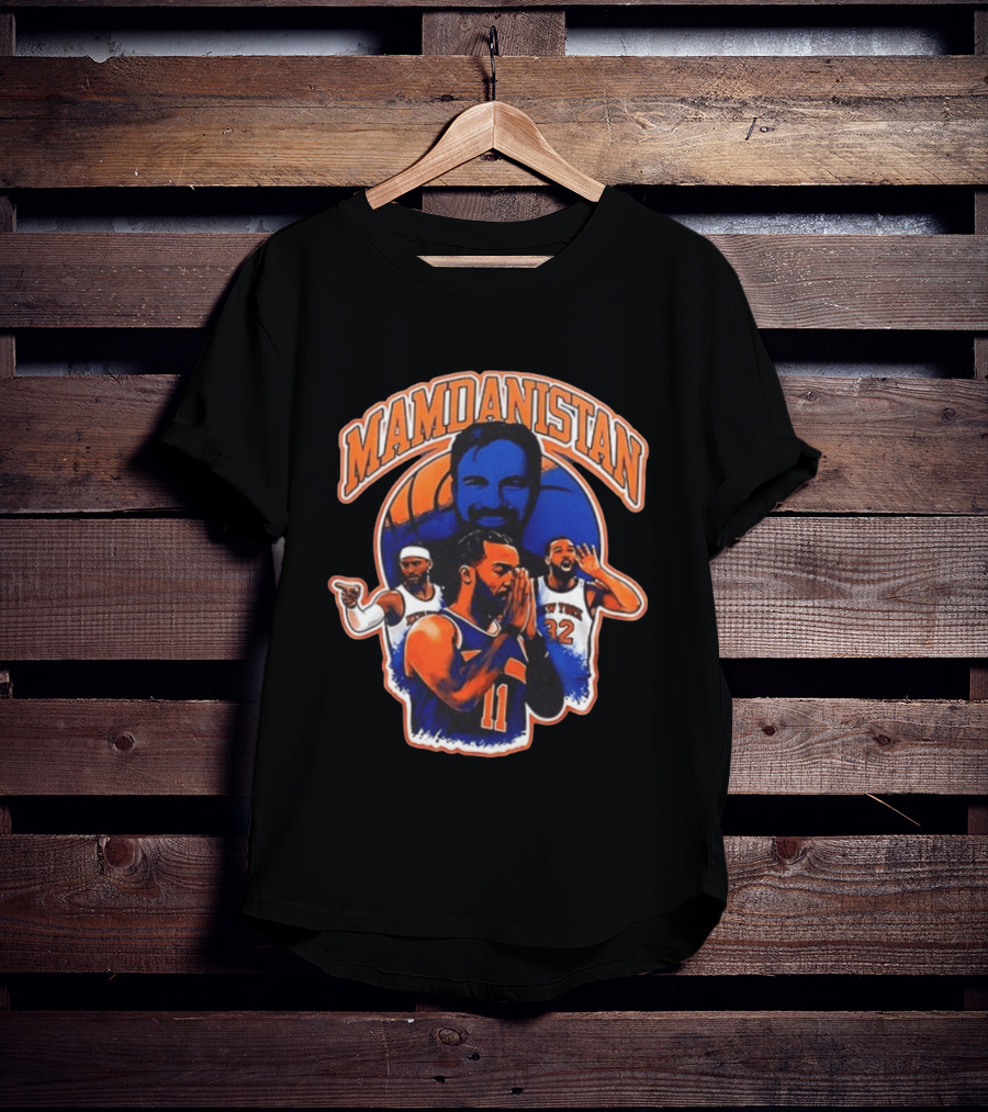 New York Knicks 2026 Mamdani MamdaniStan Basketball Team Players Zohran T-Shirt