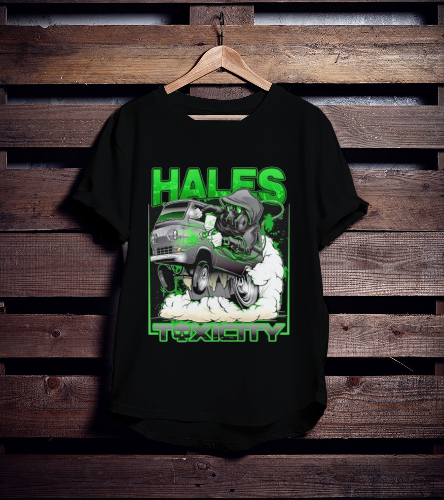 Hales Toxicity Gas Mask Graffiti Van Street T-Shirt