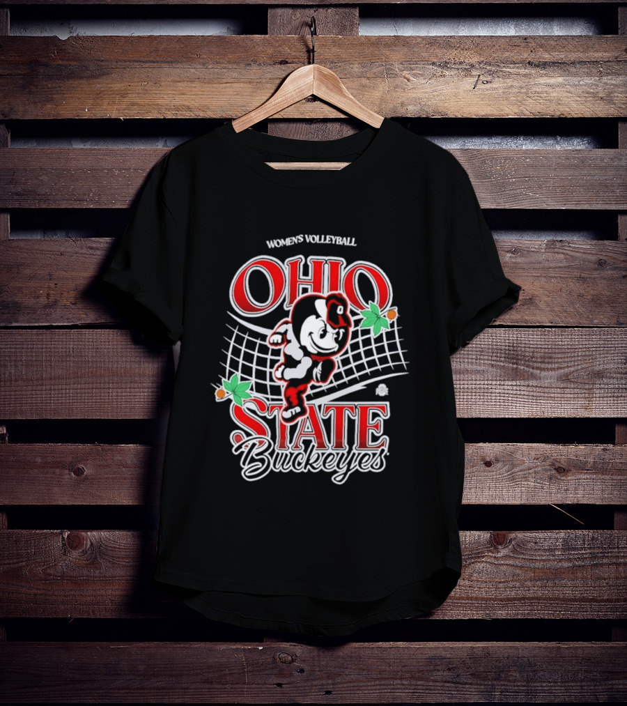 Ohio State Buckeyes Women's Volleyball Vintage Brutus T-Shirt