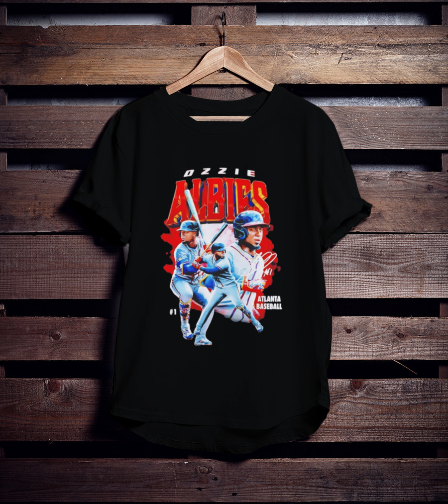 Ozzie Albies Atlanta Baseball 01 2026 MLB Collage T-Shirt