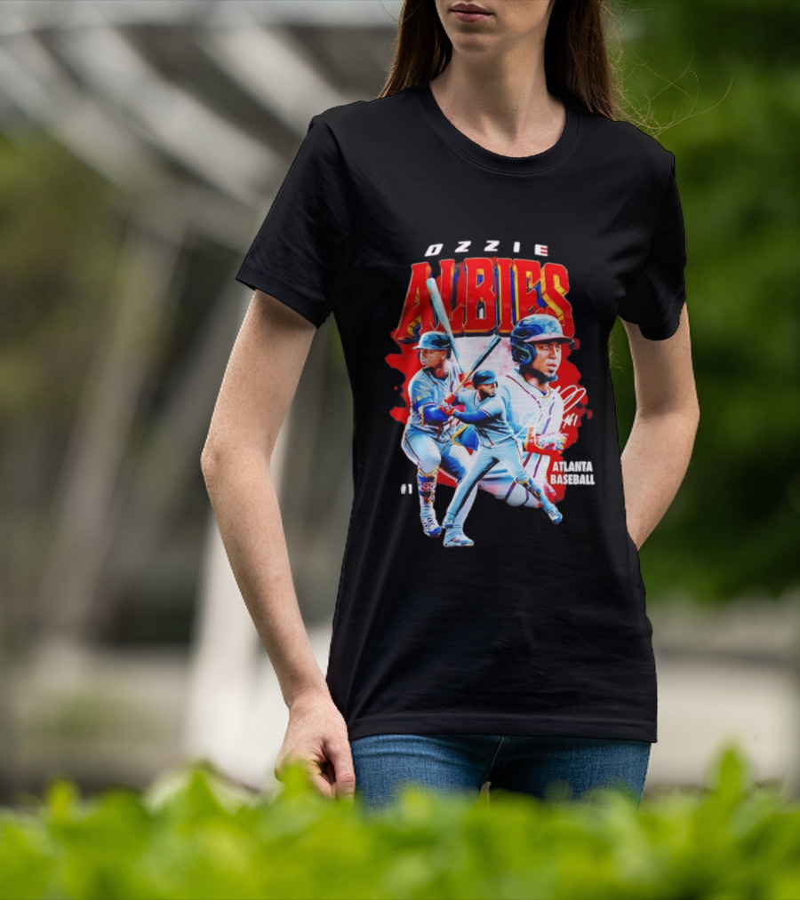 Ozzie Albies Atlanta Baseball 01 2026 MLB Collage T-Shirt