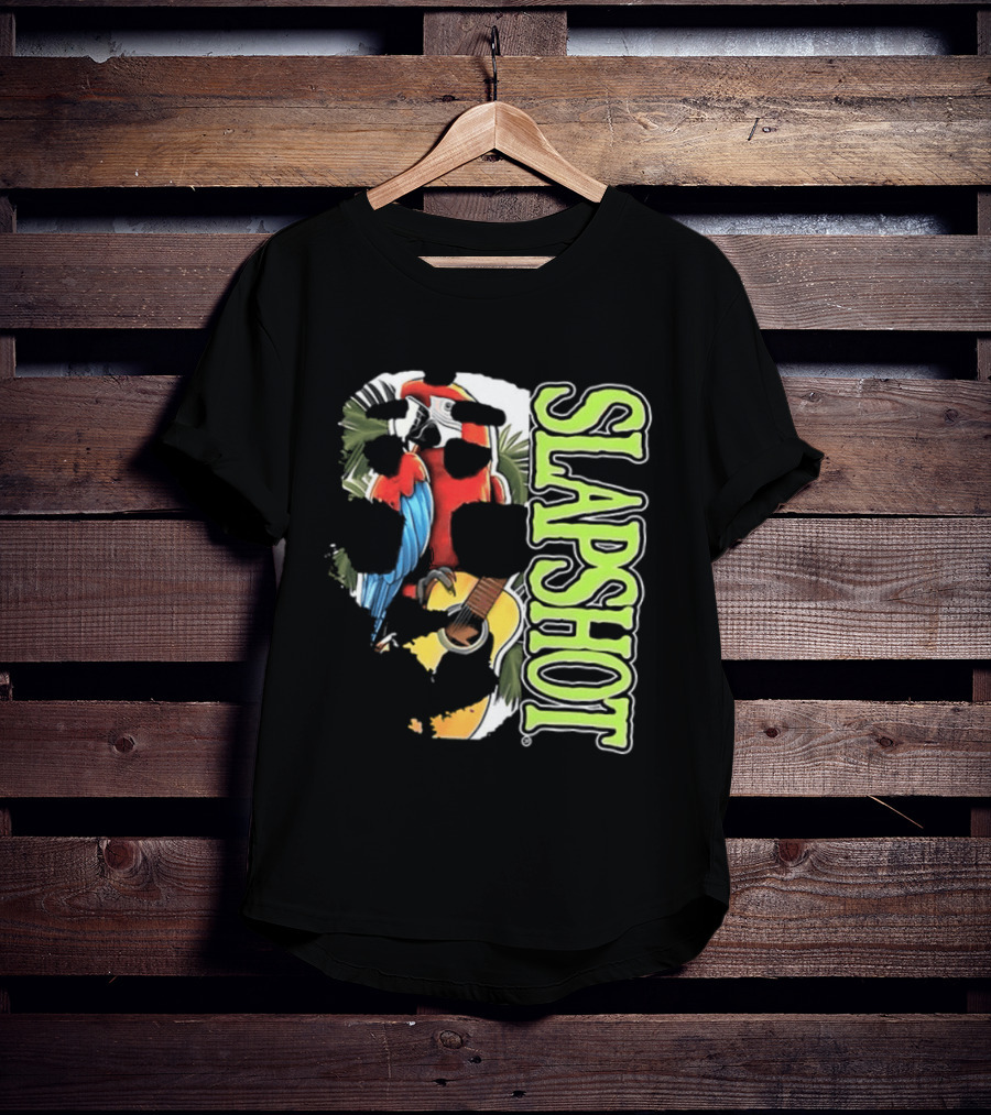 SLAPSHOT Parrot Wasting Away Boston Massachusetts 1985 2026 Two Sided T-Shirt