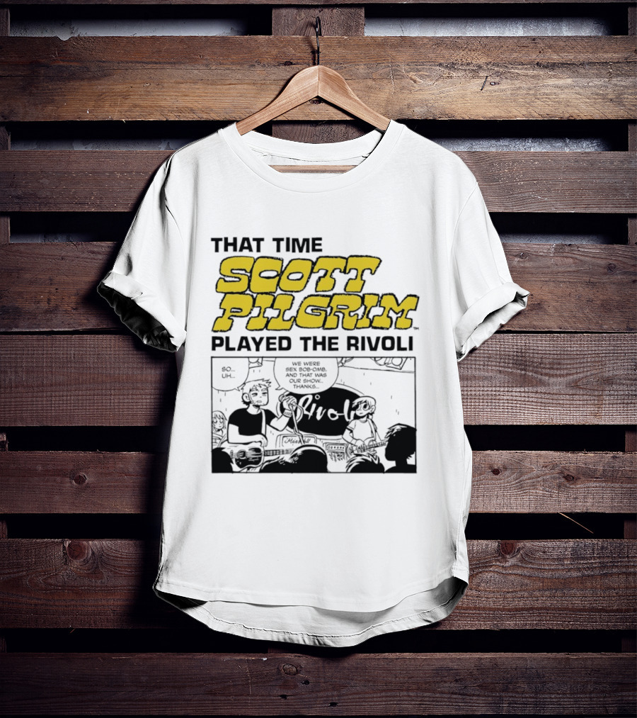 Scott Pilgrim Comic Strip That Time Played The Rivoli T-Shirt