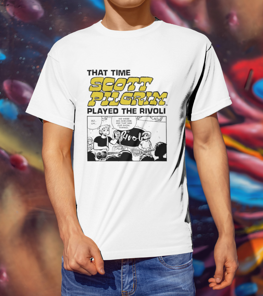 Scott Pilgrim Comic Strip That Time Played The Rivoli T-Shirt