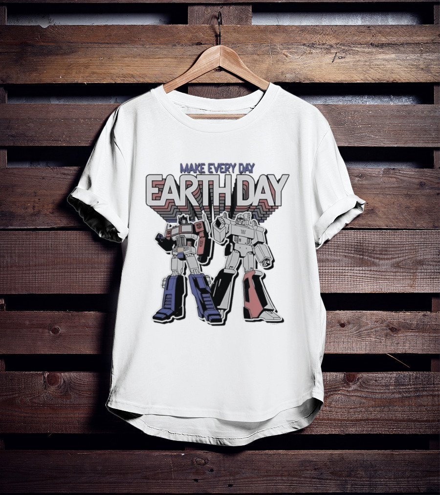 Make Every Day Earth Day Transformers T-Shirt
