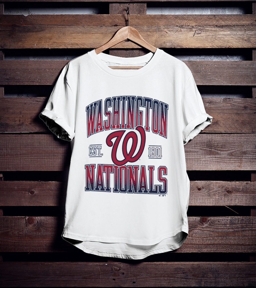 Washington Nationals Est 1901 MLB Baseball Vintage Red T-Shirt