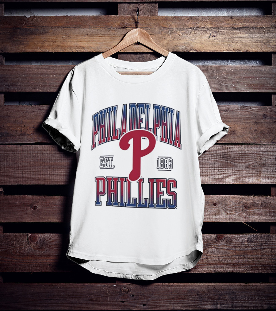 Philadelphia Phillies Est 1883 MLB Baseball P Icon Classic Team T-Shirt
