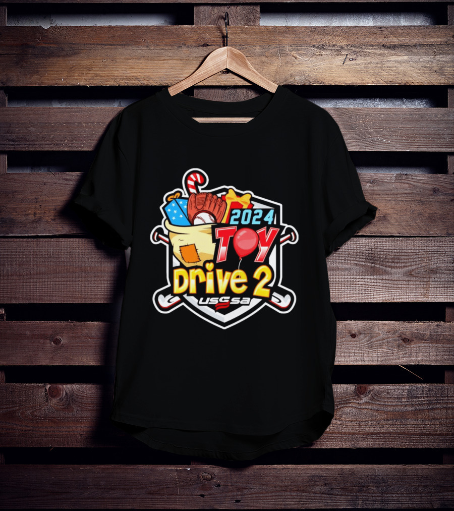 2024 USSSA Toy Drive 2 Baseball Event T-Shirt