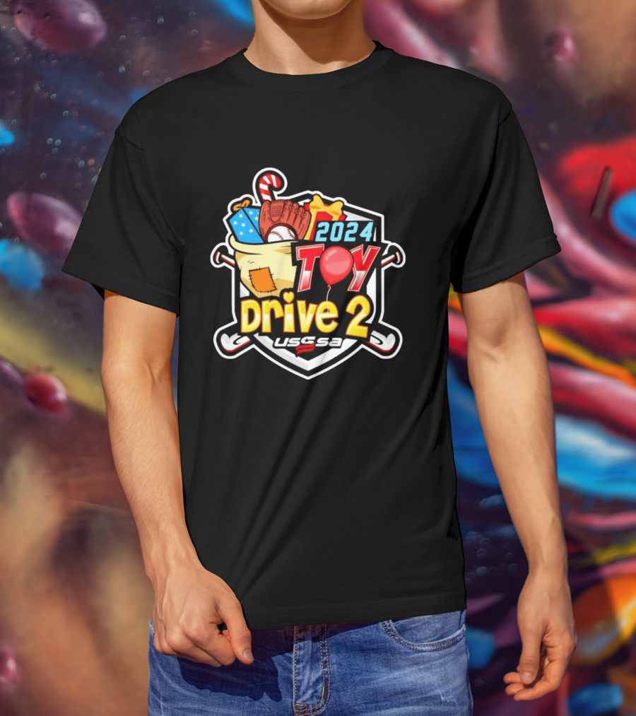 2024 USSSA Toy Drive 2 Baseball Event T-Shirt